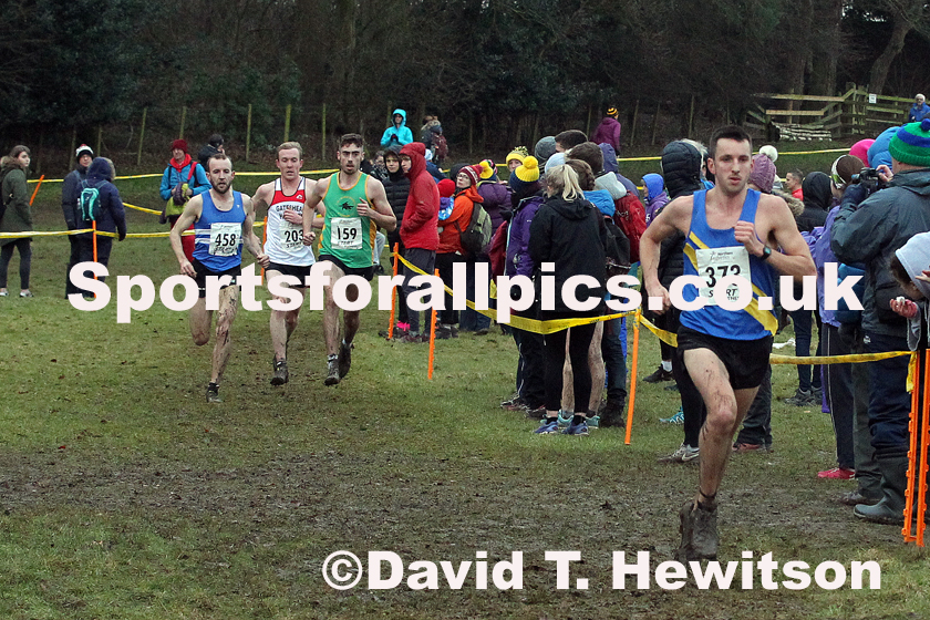 Senior mens Northern Cross Country Champs., Camp Hill Estate, Kirklington.  Photo: David T. Hewitson/Sports for All Pics